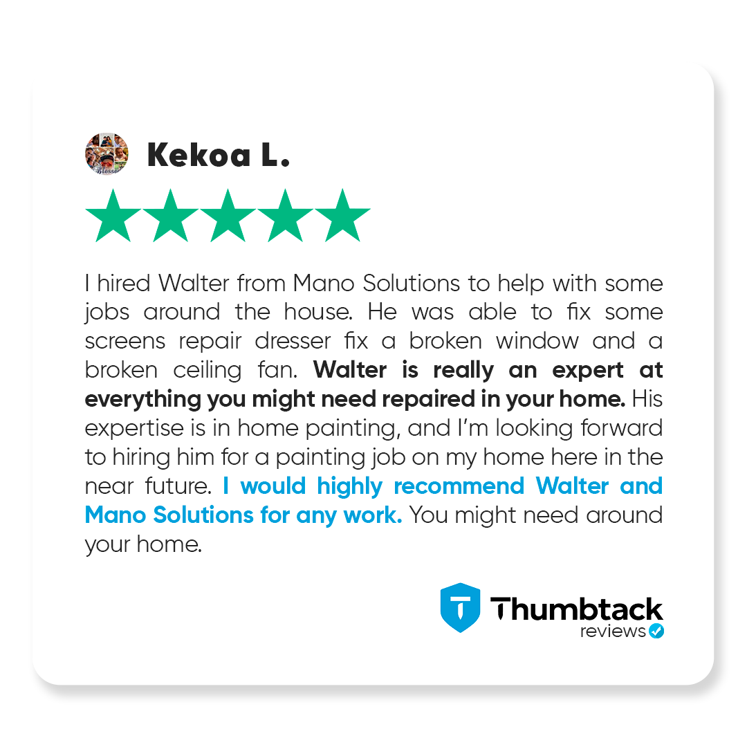 Thumbtack Reviews